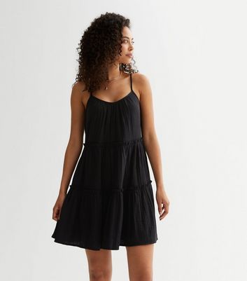 Black mini summer store dress