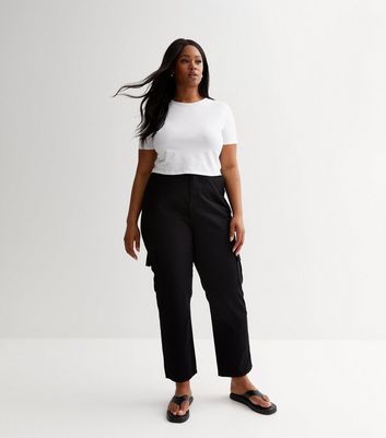 Plus size slim leg trousers sale