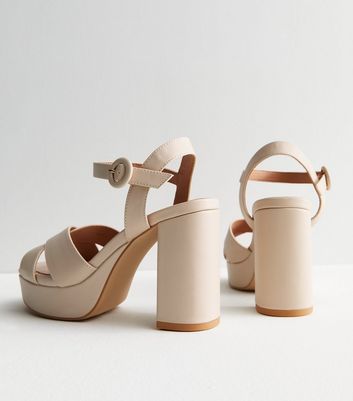 Off white 2025 chunky heels