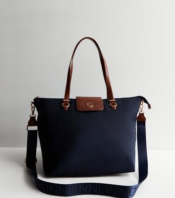 New look store navy bag