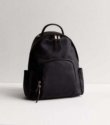 Mini backpack hotsell leather black