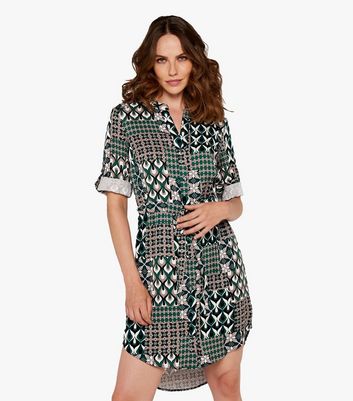 new look patchwork dress