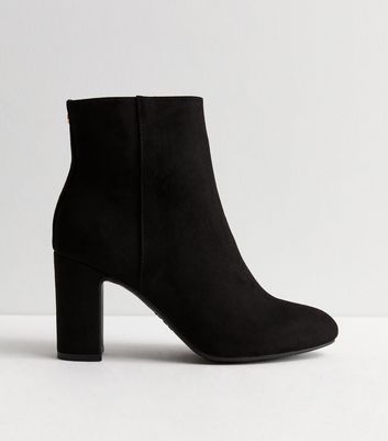 Cute black heel clearance boots