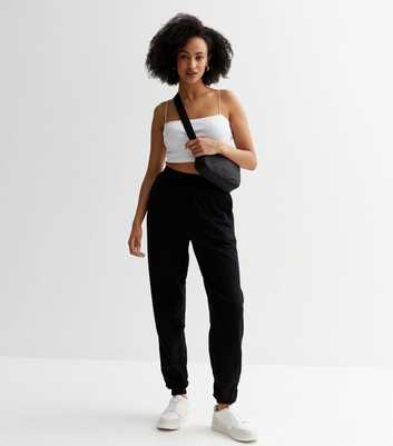 Tall Black Cuffed Joggers