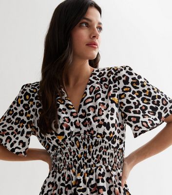 Leopard shop butterfly dress