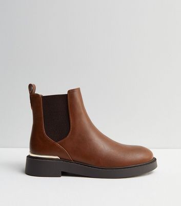 New look top tan chelsea boots