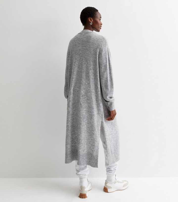 Grey Maxi Cardigans Plus Size Maxi Cardigans Top