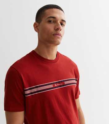 Burgundy Cotton Crew Neck Regular Fit T-Shirt