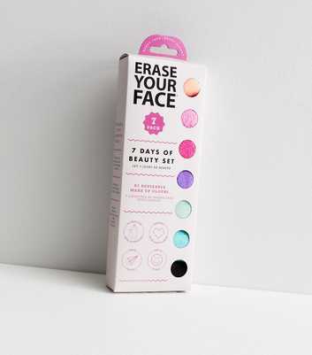 7 Pack Multicoloured Erase Your Face Reusable Cloths