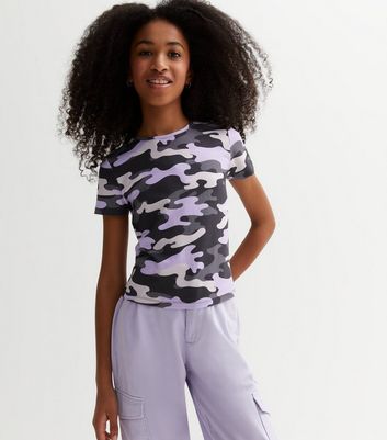 Girls camo clearance top