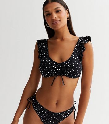 Womens ruffle 2024 bikini top