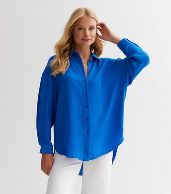 Royal blue shirt clearance womens