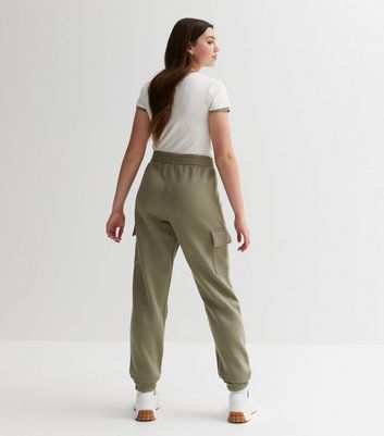 Girl khaki cheap cargo joggers