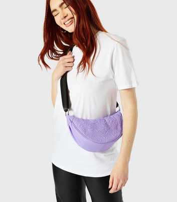 Skinnydip Lilac Swirl Cross Body Bag