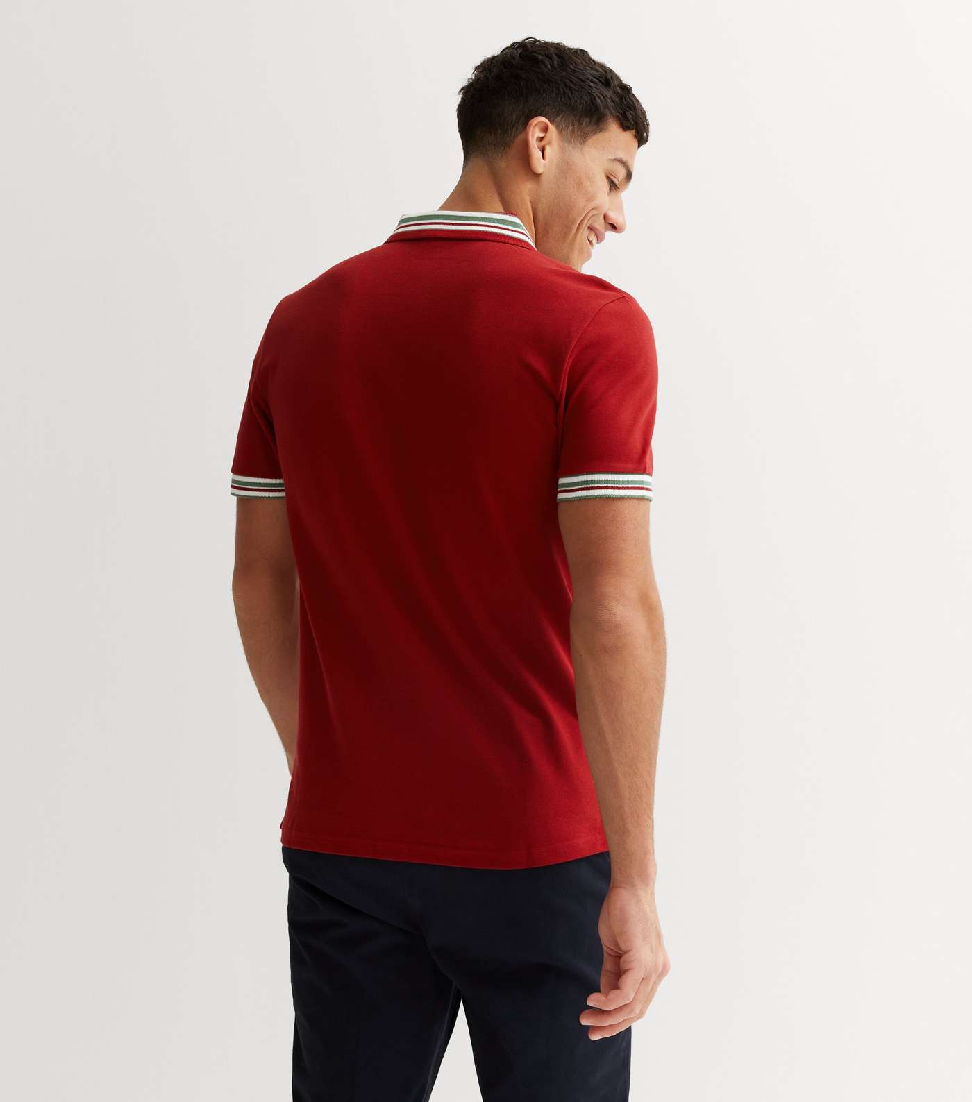 Ben Sherman Red Short Sleeve Polo Shirt Image 4
