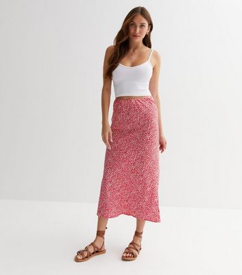 Floral skirt shop new look