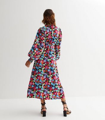 Floral midi hotsell shirt dress