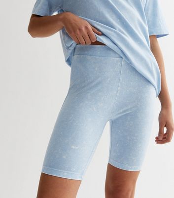 Light blue cycling online shorts