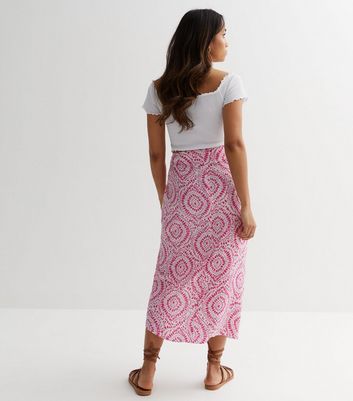 Petite pink 2024 maxi skirt