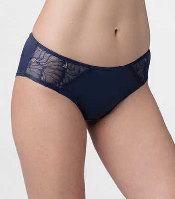 Dorina Curves Navy Lace Underwired Bra