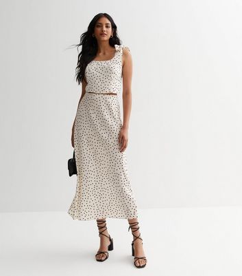 New look polka dot skirt best sale