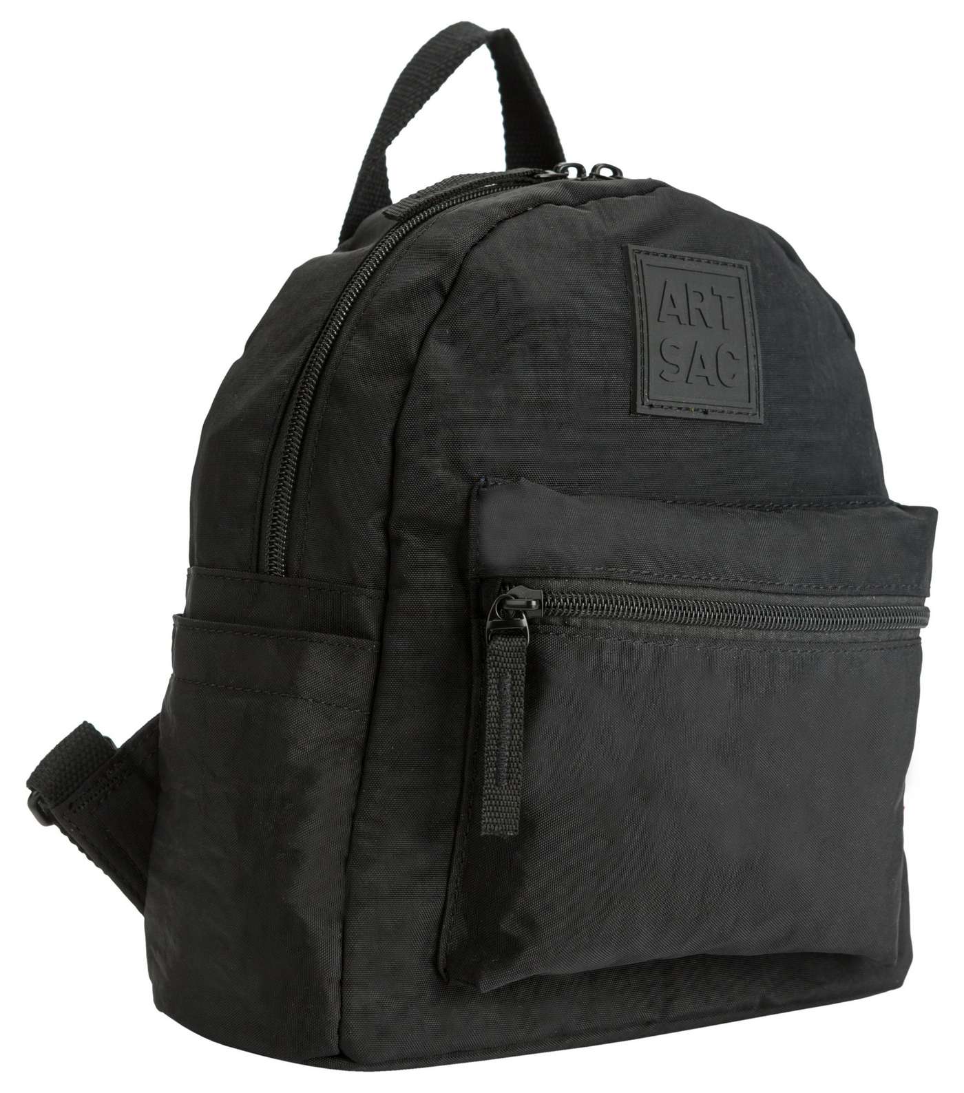 Artsac Black Pocket Front Backpack Image 2