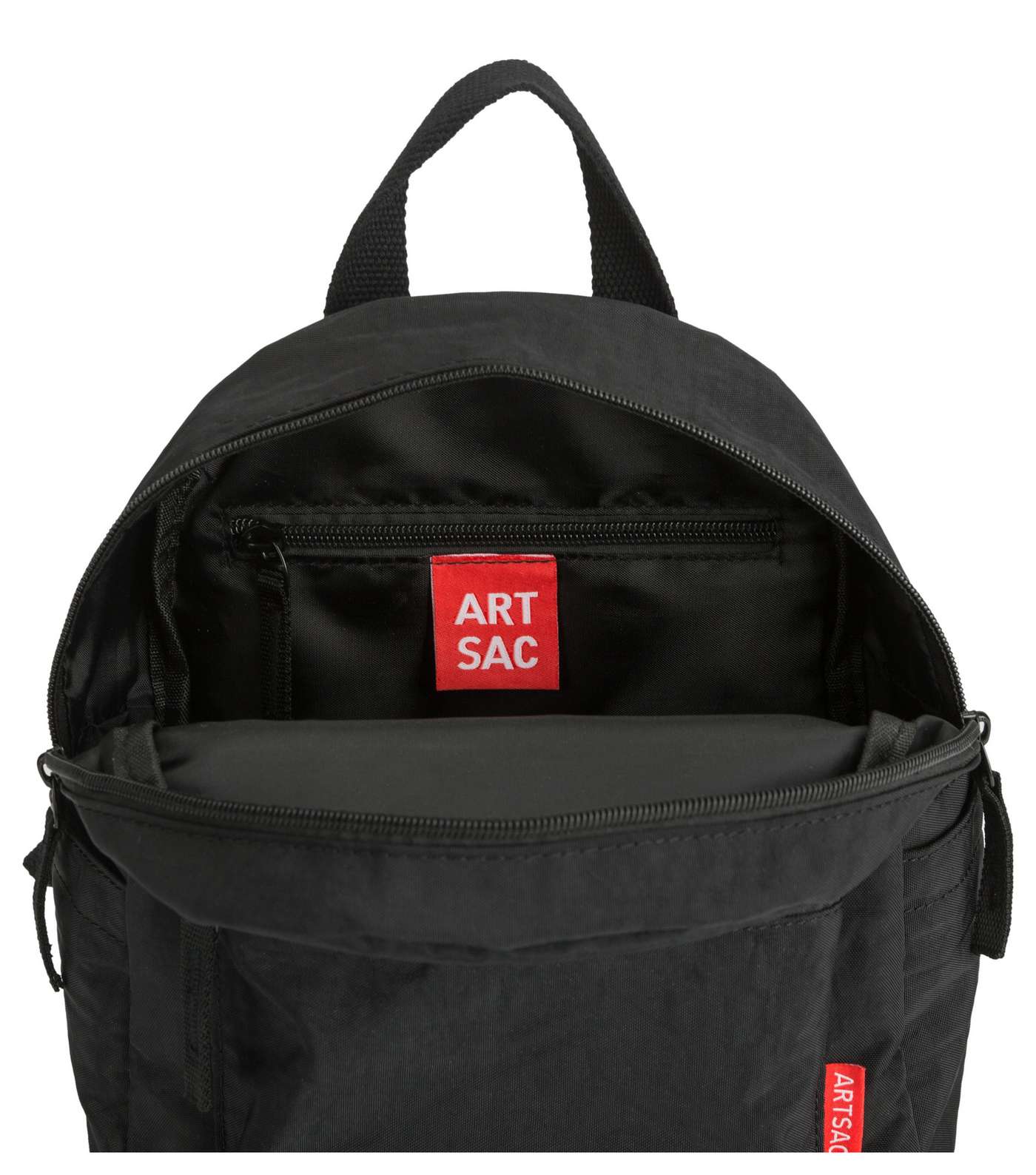 Artsac Black Pocket Front Backpack Image 4