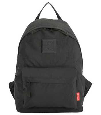 Artsac Black Logo Pocket Front Backpack
