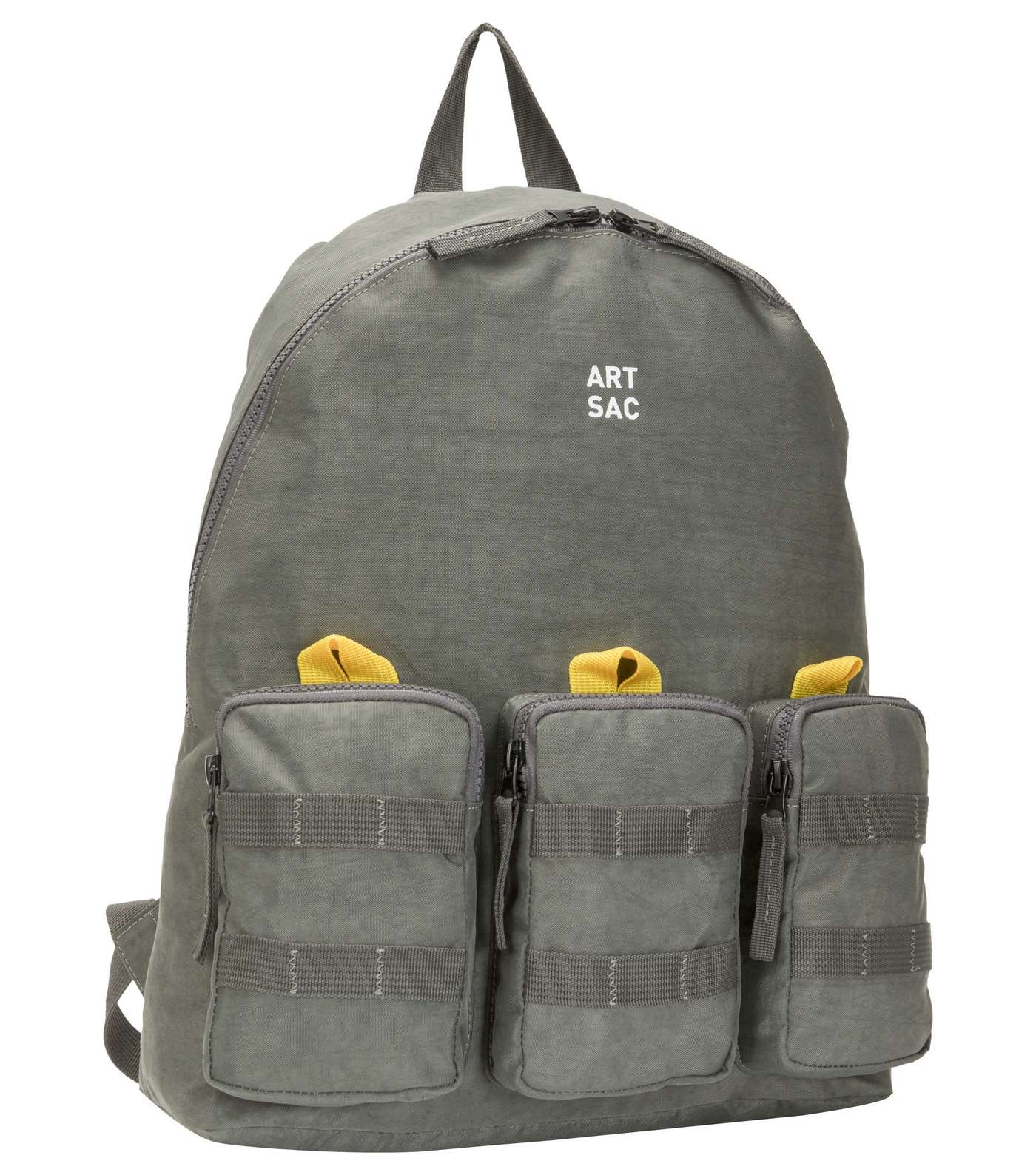 Artsac Grey 3 Pocket Front Large Backpack Image 2