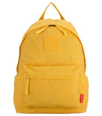 Artsac Yellow Logo Pocket Front Backpack