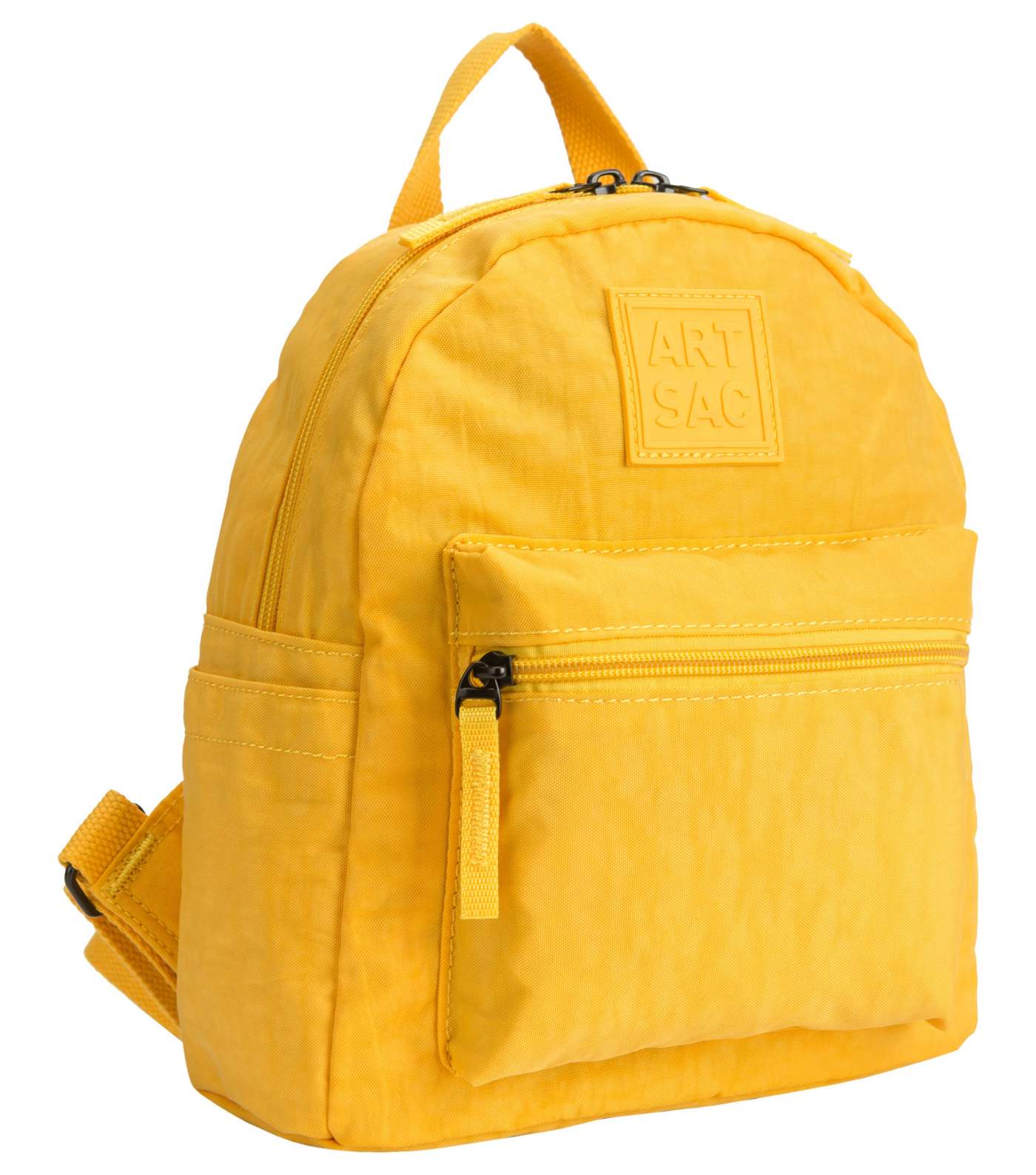 Artsac Yellow Pocket Front Backpack Image 2