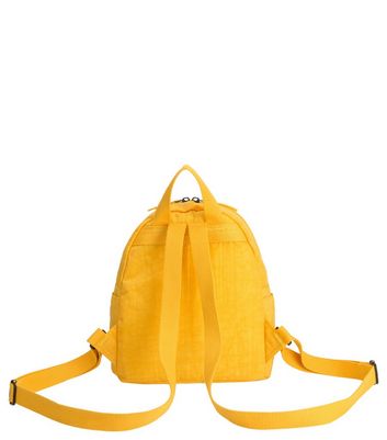 Artsac Yellow Pocket Front Backpack New Look
