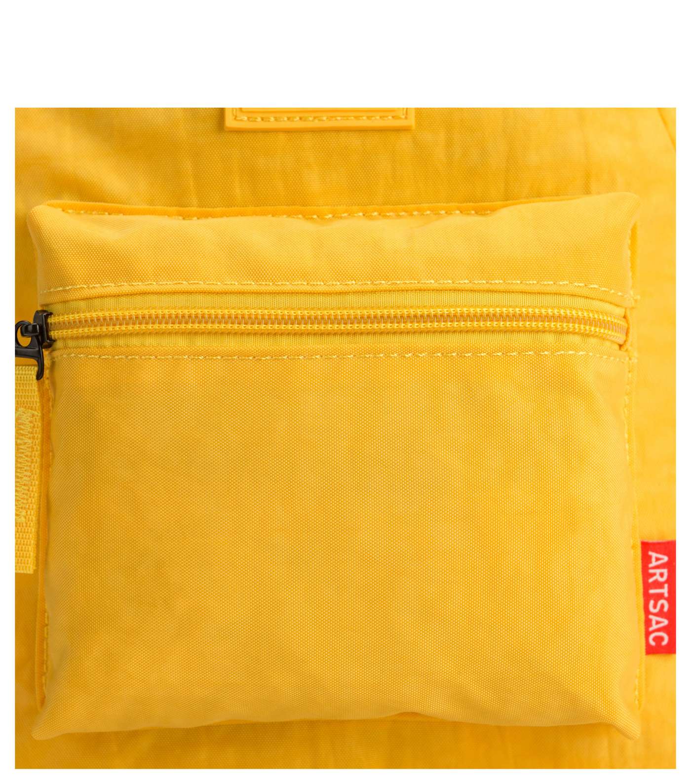 Artsac Yellow Pocket Front Backpack Image 4