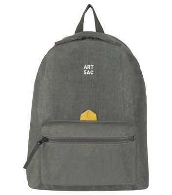 Artsac Grey Pocket Front Loop Large Backpack