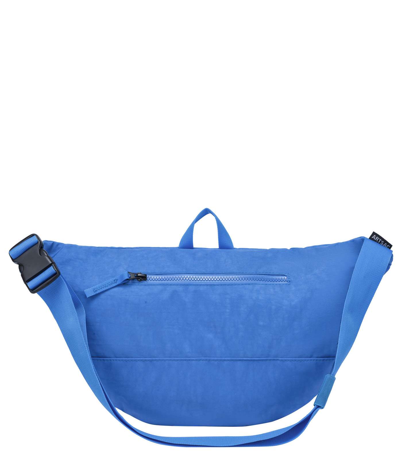 Artsac Bright Blue 3 Zip Pocket Front Sling Bag Image 3