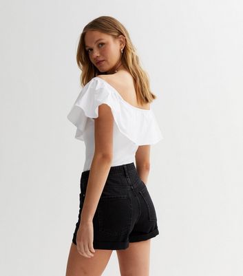 High waisted mom on sale shorts