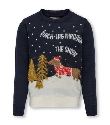 Sausage dog hot sale xmas jumper