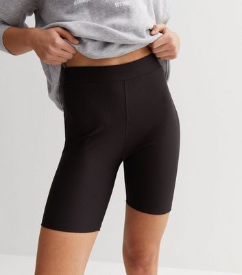 New look black store cycling shorts