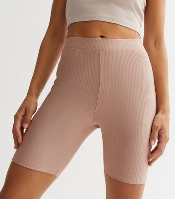 Beige cycling store shorts