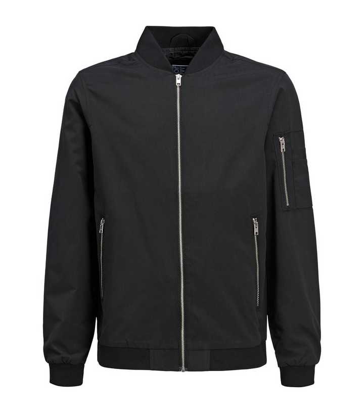 juniors black bomber jacket