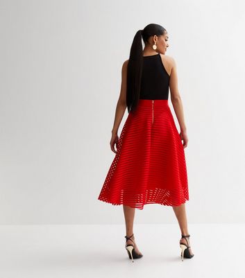 High waisted outlet skirt midi