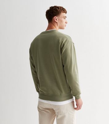 Green sweatshirt mens discount