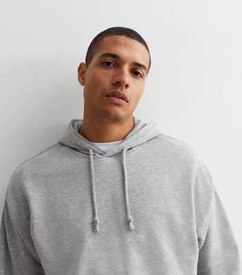 Grey marl hoodie clearance mens