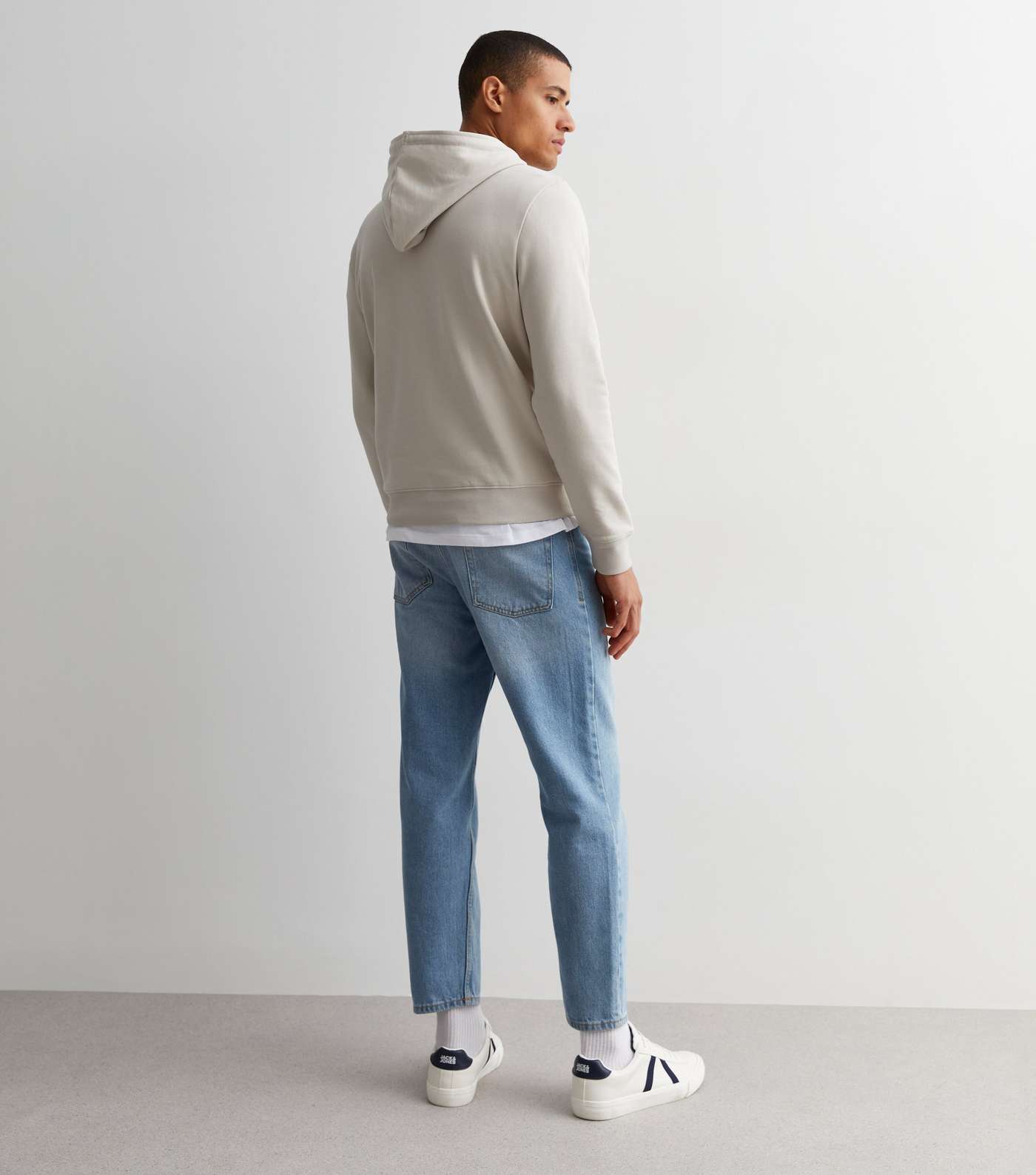 Stone Pocket Front Relaxed Fit Hoodie Image 4