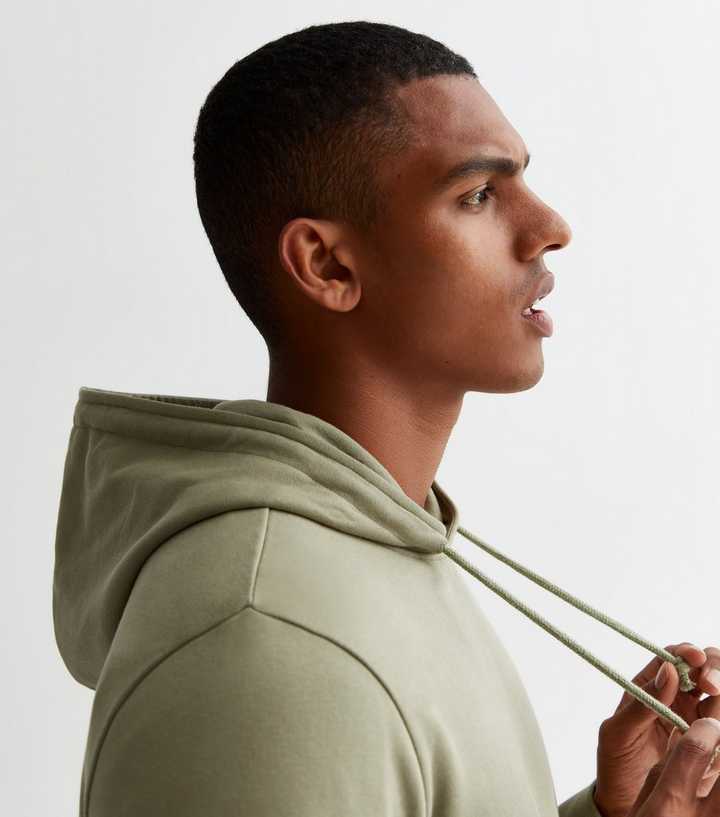 Light Green Pocket Front Relaxed Fit Hoodie