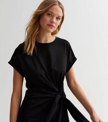 T shirt knot clearance dress