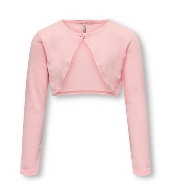 Baby pink outlet bolero cardigan