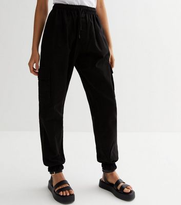 Black twill pants sales women's