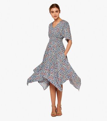 Floral hanky 2025 hem dress