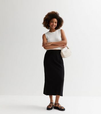 Black hotsell midi skirt